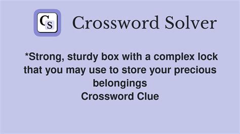 sturdy lock crossword clue|household goods transporters crossword clue.